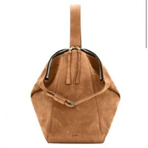 All Saints Anouck Backpack Suede Palisade Tan